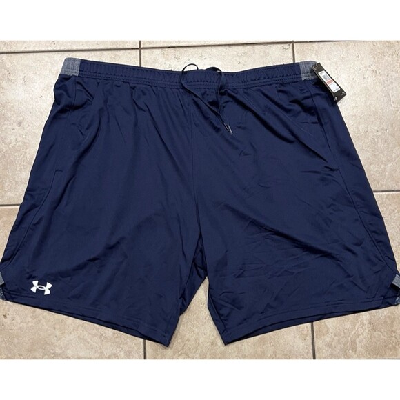 Under Armour Other - Under Armour Shorts Mens XXXL Blue Locker Athletic Performance 9" Inseam GYM NEW